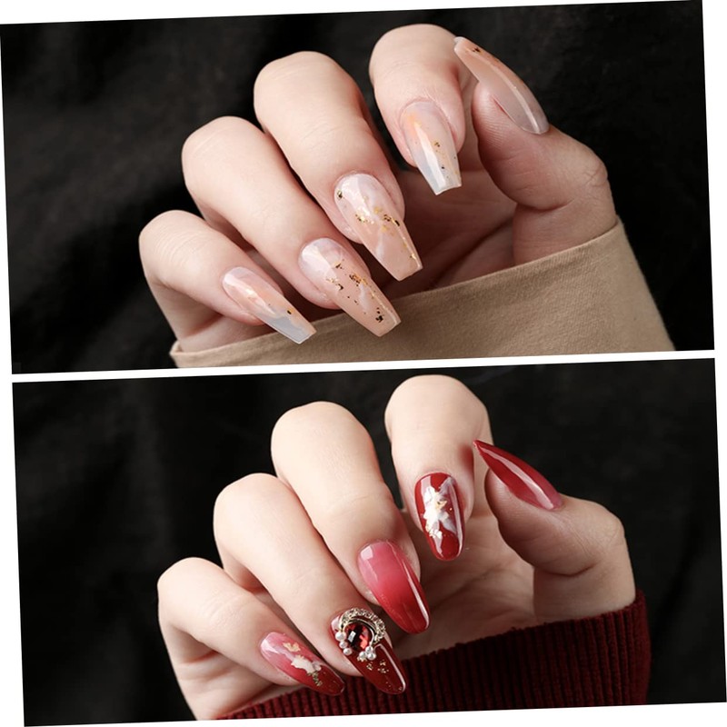 Healeved Long Full Cover Nail Tips Fake Nails Artificial Nails