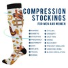 Wusikd Chicken Cock Compression Socks for Women and Men Circulation