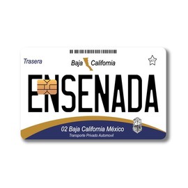Card Skin - Mexico Placas (Mexican License Plate) Card Stickers meme sticker:_BC - MEXICALI