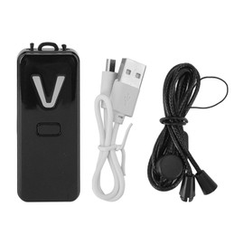 Wearable Air Purifier Multifunction Rechargeable Mini Portable Negative Ion Generator for Indoor Outdoor Metal Black