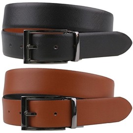 LLOYD Leather Reversible Belt 0813/05 Black/Brown, Length: 80 cm, Black / cognac.
