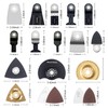 Saw Blades Kit, 122-Piece Oscillating Multitool Saw Blade Accessory Set,