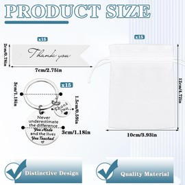 Lucxhcky 15 Pcs Employee Appreciation Gifts, Thank You Gifts Bulk Small Gifts for Staff Appreciation, Caregiver Gifts Coworker Gifts Team Gifts (01-12)