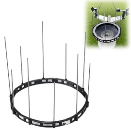 Bird Spikes Compatible with Ambient Weather WS-2902 & WS-2000, Adjustable Weather Station Bird Spike Kit with Stainless Steel Locking Ties and Wires for Gauge Rain Funnel Protection