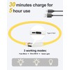 Joytale Light Up Dog Collar, Rechargeable Rainproof LED Collar for