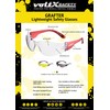3 x voltX ‘GRAFTER’ Lightweight Industrial Safety Glasses, UKCA &