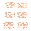 100pcs Paper Clips Cute Duck Shaped Decorative Metal Paperclips with