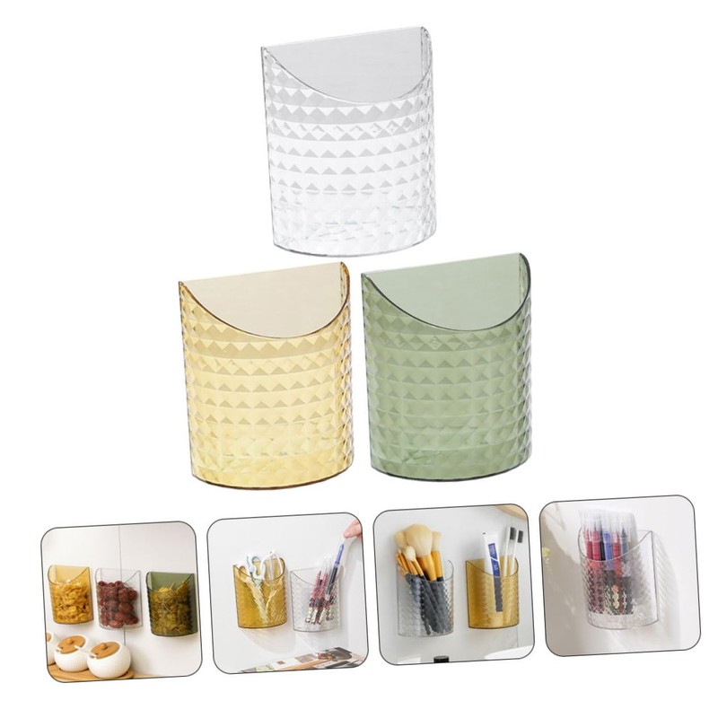 VILLFUL 6pcs Phone Remote Control Holder Wall Mount Organizer Remote