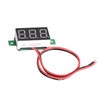 VKLSVAN 5pcs Small 2 Wire Red Digital Voltmeter 0.36 inch