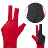 2 Pcs Billiards Glove,Pool Gloves for Left Hand,Shooter Cue Snooker,Breathable,for