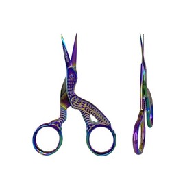 Legacy Nails - Tijera profesional para cutículas multicolor de acero inoxidable, funcionalidad precisa, marco fino, ligero, perfecto para corte precis