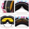 Kids Ski Goggles Over Glasses Colorful Snowboard Goggles Dual Lens