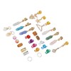 129pcs Dreadlocks Hair Rings Alloy Exquisite Shapes Hair Braiding Cuffs