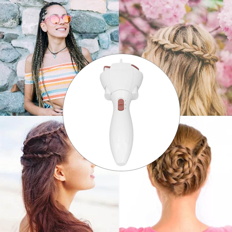 Automatic Hair Braider Quick Easy Control Battery Powered Portable Hair