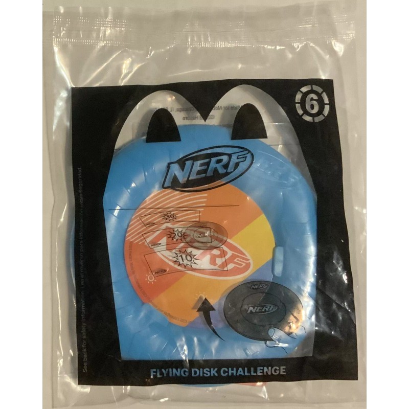 McDonald's McDonald Happy Meal Toy for NERF #6 Flying Disk