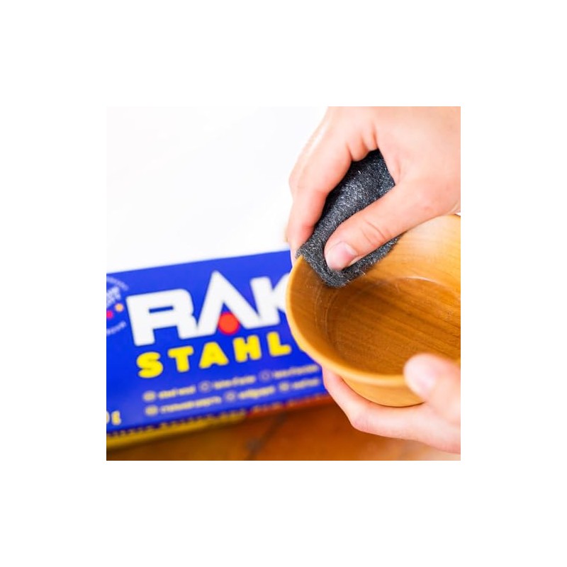 RAKSO Steel Wool Medium 2-400 g, 2 x 200 g