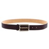 VALENTINO Around Plaque Buckle Belt W85 Vino/Oro - Can be