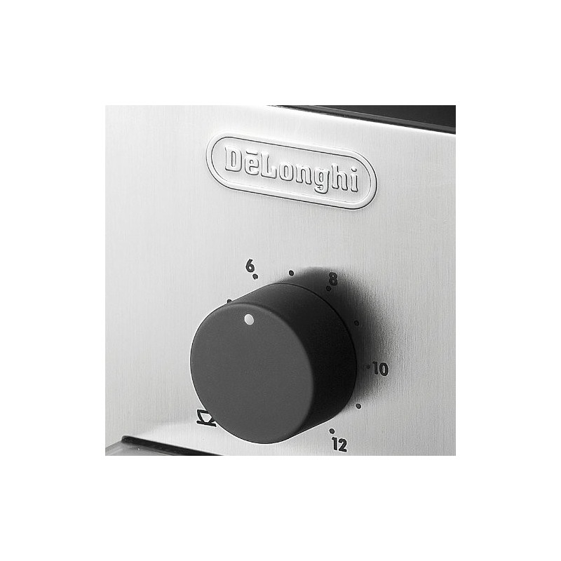 De'Longhi Delonghi Stainless Steel Burr Coffee Grinder, Silver