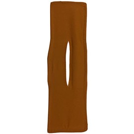 Mytoptrendz® Hair Bun Twister Wire Headband Plain Wide Soft Fabric With Hole Deft Ponytail Bun Maker (Brown)