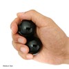 Top Chi Black Obsidian Baoding Balls with Carry Pouch for