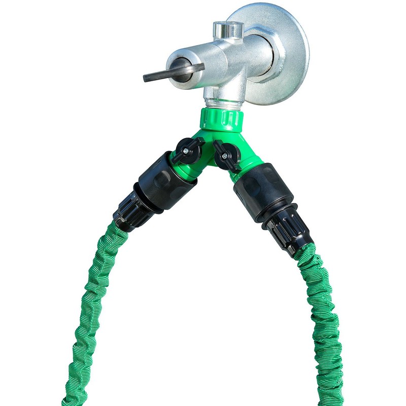 Royal Gardineer Distributor: 2-way tap adapter with 2 valves for