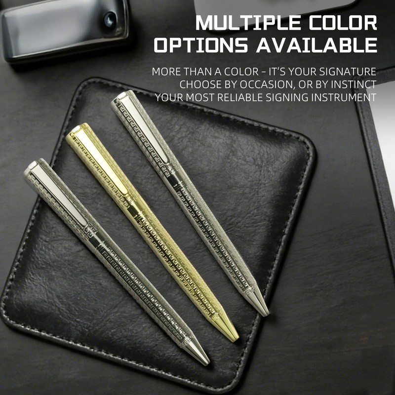 YUNCHUN Executive Pens for Men Women, Heavy Ballpoint Pens Set