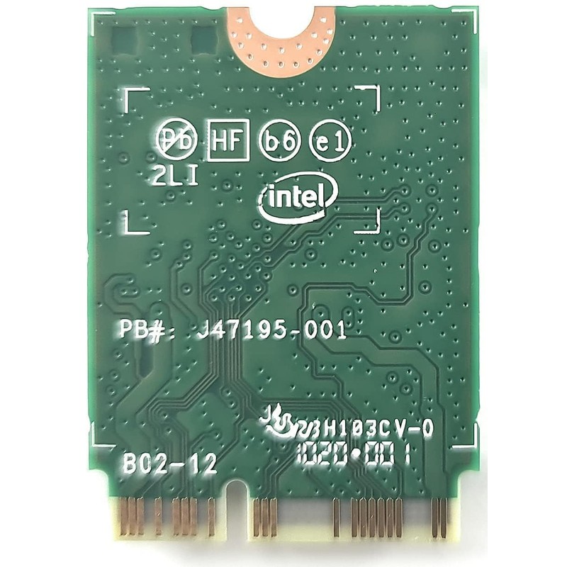 Intel Wireless-AC 9560, M.2 2230, 2X2 Ac+Bt, Gigabit, No Vpro