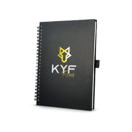 KYF Fitness Journal – Premium Log Book & Workout Planner Designed by Gym Experts, 12 Weeks Workout & Macro Tracker, Gym Hardcover Notebook, Exercise Journal for Men & Women, Undated A5 Size