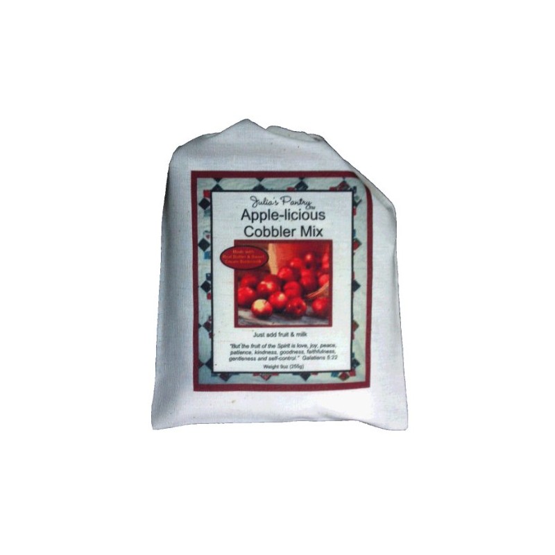 Apple Cinnamon Cobbler Mix, 9oz Cloth Gift Bag