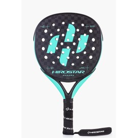 Hirostar Aurora 2024 Padel Racquet, Black/Teal