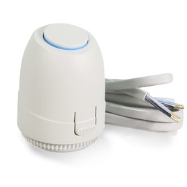 Midline Valve NQB400 Thermostatic Actuator Valve for PEX Manifold; 24V 4 Wire, white