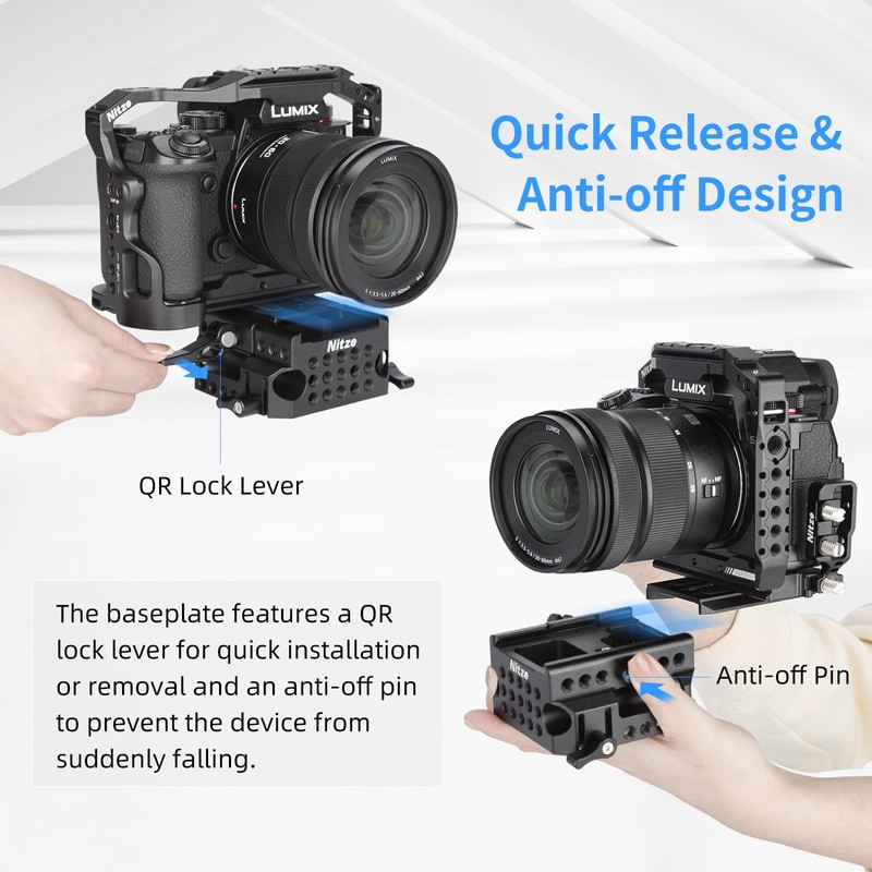 Nitze 15 mm LWS Camera Base Plate, Universal Baseplate for
