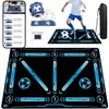 Soccer Training Mat with QR Code Tutorials, Footwork Practice Mat