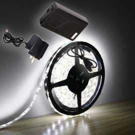 Less4leds Gun Safe Light 6800mAh Rechargeable Power Pack & Motion Sensor 100 On/Off Cycles - Cool White, Motion Sensor, 2ft VHB dbl Tape, 2ft Wire