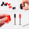 QUARKZMAN Rubber Caps, Pack of 25 Round Screw Thread Protective