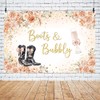 MEHOFOND 7x5ft Boots and Bubbly Bridal Shower Backdrop Western Country