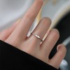 CSIYANJRY99 Thin Stacking Initial Rings for Women Stackable Plain Letter