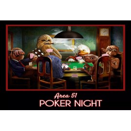 CoffeeWirePrints Area 51 Poker Night