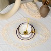 2 Pack Retro Lace Placemats French Crochet Doilies Table Placemats