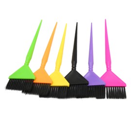 Colouring Brush Hairdresser, Paint Brush Hair, Brush for Hair Colouring, Hair Colour Brush, 6 Pieces Long Tail Hair Tint Brush Set for Hair Hairdresser Salon