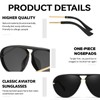 Chicid Aviator Sunglasses for Women Men, Tangle Free Classic UV400