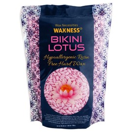 Waxness Premium Luxury Bikini Lotus Stripless Waxing Kit with 1.65 lb 0.74 kg Wax Bag