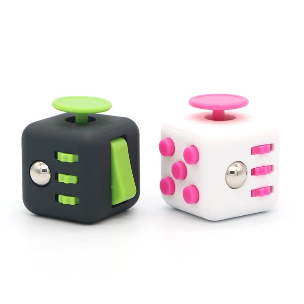 Appash Fidget Cube 2PCS Stress Anxiety Pressure Relieving Toy Great