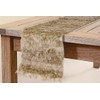 Table Runner Brown Fur Imitation Approx. 120 x 20 x