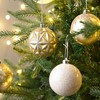 ZANZER 40 Pcs Christmas Baubles Ball Gold Glitter Christmas Ball