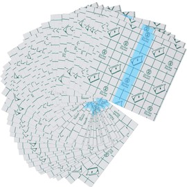 100 Duschpflaster Wasserfest Pflaster, Tattoo Folie Heilung 5cm*5cm, Wasserdicht Transparent Bandage, Second Skin, Medizinisches Klebeband, zum Sport, Duschen,Tattoo Folie