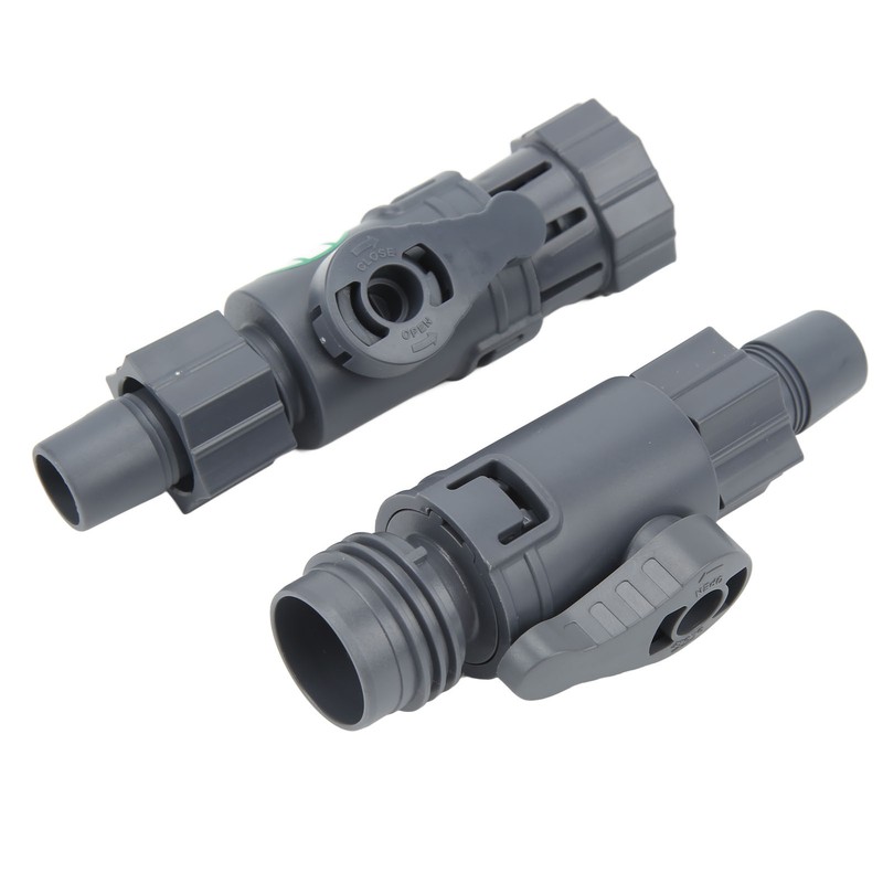 Aquarium Water Control Connector Double Valve Leakage Proof Quick Release