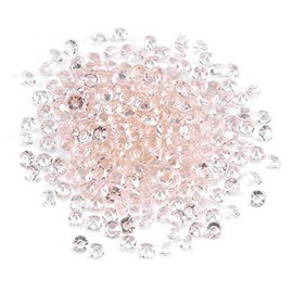 1000 Unids/bolsa Perlas de acrílico de 4.5 mm Perlas de acrílico de cristal transparente Diamantes de acrílico para perlas de jarrón de ducha nupcial Decoraciones de bricolaje(Blanco transparente)