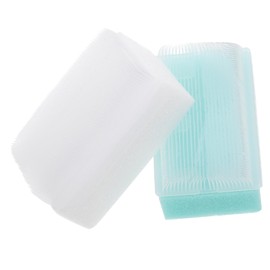 minkissy 2pcs Sensory Brush Sponge Brush Wear-resistant Head Scrubber Hair Cleaning Brush Shower Brush Bath Accessory Cradle Cap Shampoo Bath Supply Small Head Products