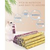 Bissap 36PCS Rabbit Chew Sticks, Mixed Natural Flower Rose Chrysanthemum